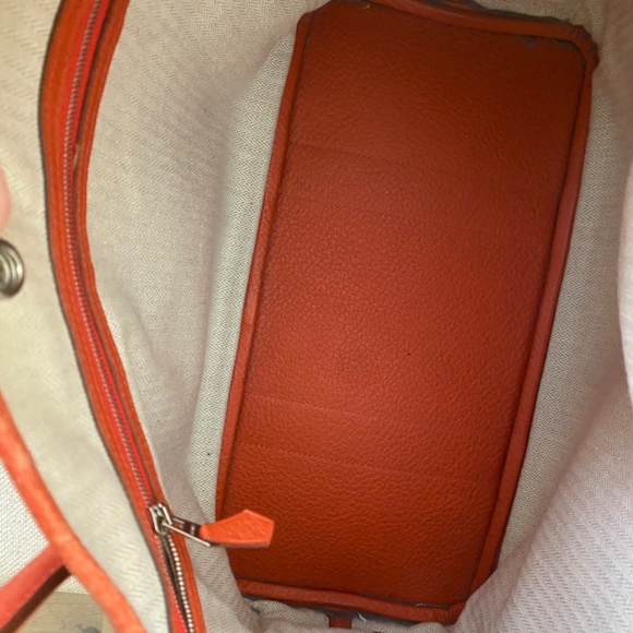 100% Authentic HERMES Garden Party 36 Handbag Orange Color w/ Palladium … - Picture 7 of 10